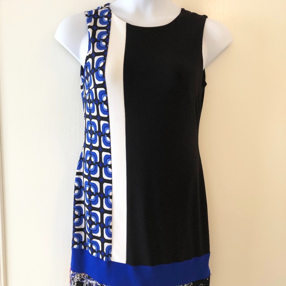 Joseph Ribkoff Blocked Dress Size: 8 CAD/US